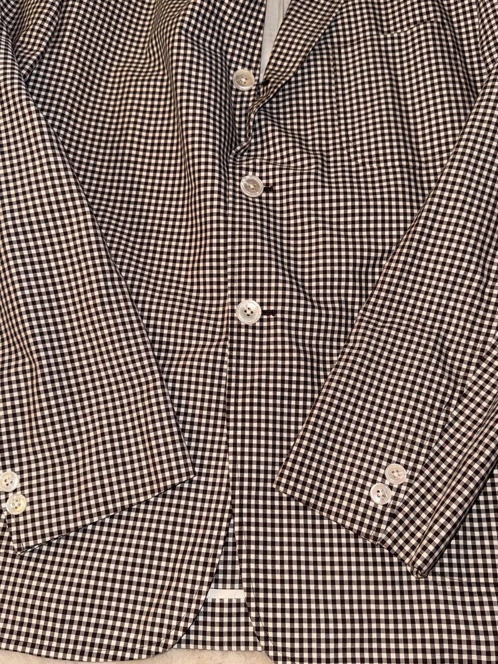 Brooks Brothers Black Fleece Brown Seersucker Sport Coat Mens 42 Thom Browne